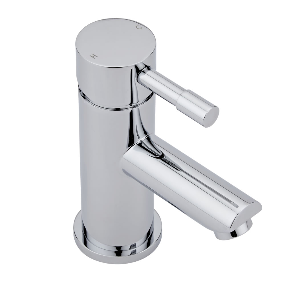 Grifo Mezclador de Lavabo de Latón Cromado