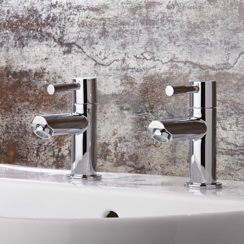 Grifería de Lavabo Moderna en Latón Cromado