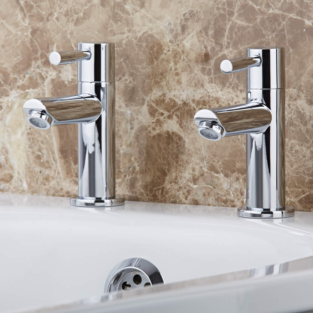 Grifería de Bañera Moderna en Latón Cromado