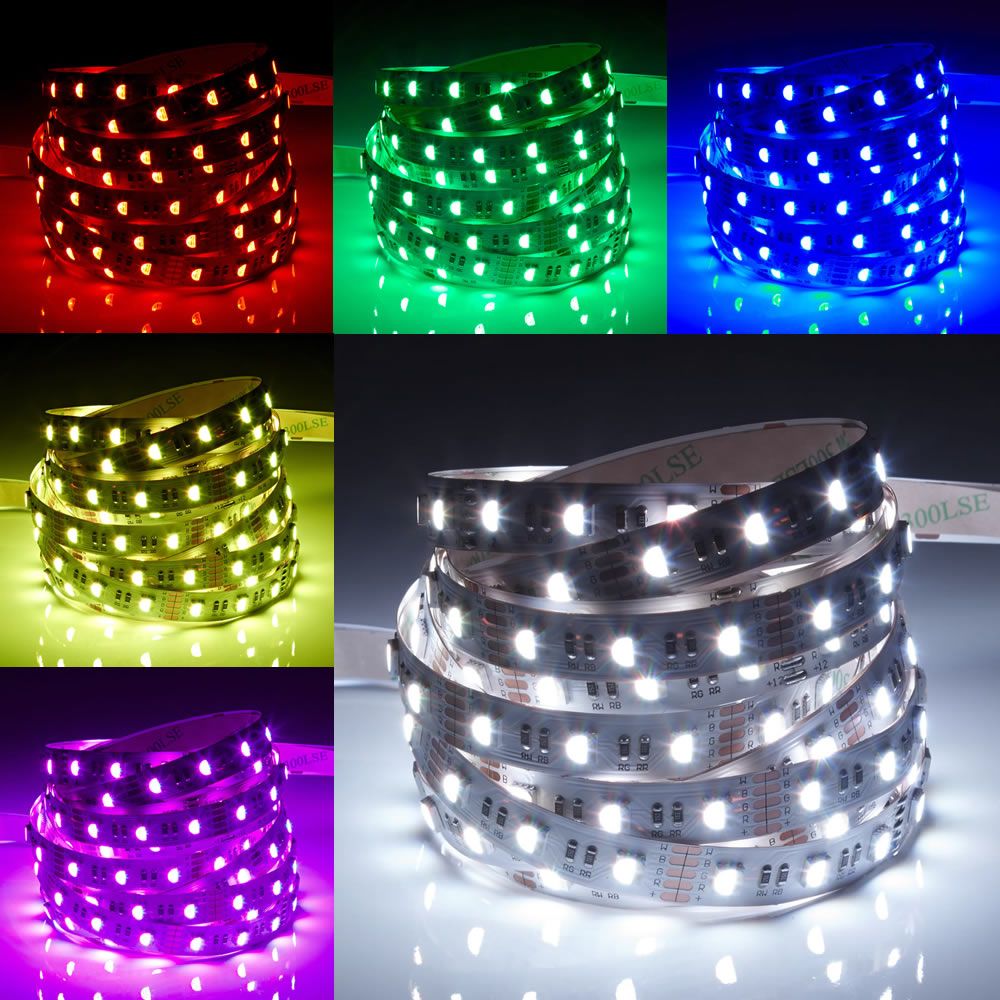 Biard Tira de Luces LED de 5 Metros RGB Ultra Brillante Rojo Verde y Azul IP20