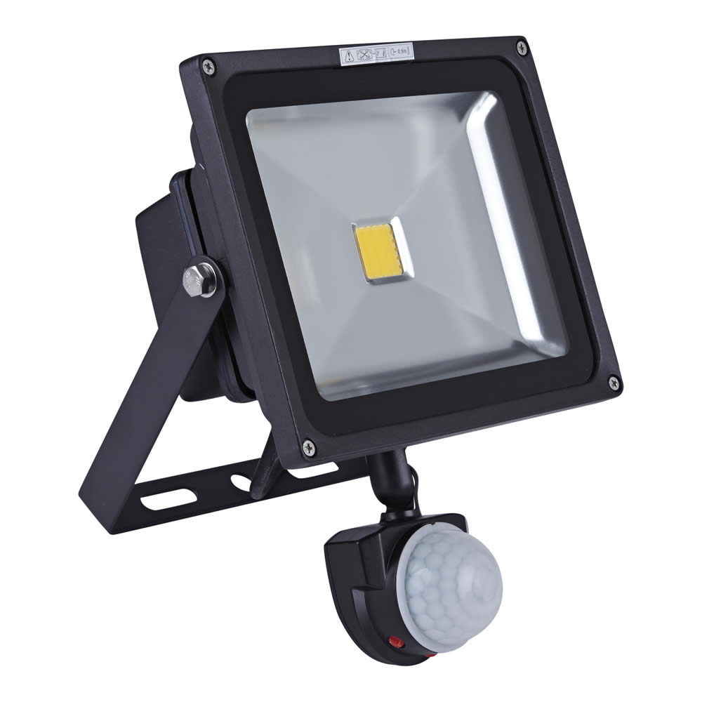 Biard Foco Faro Proyector Compacto LED 30W con Sensor de Movimiento