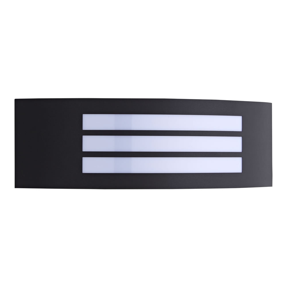 Apliqué de Pared Exterior con Estructura en Acero Inoxidable Negro - Architect