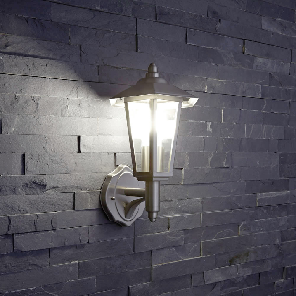 Farol Apliqué Tradicional en Acero Inoxidable para Pared Exterior - Cannes