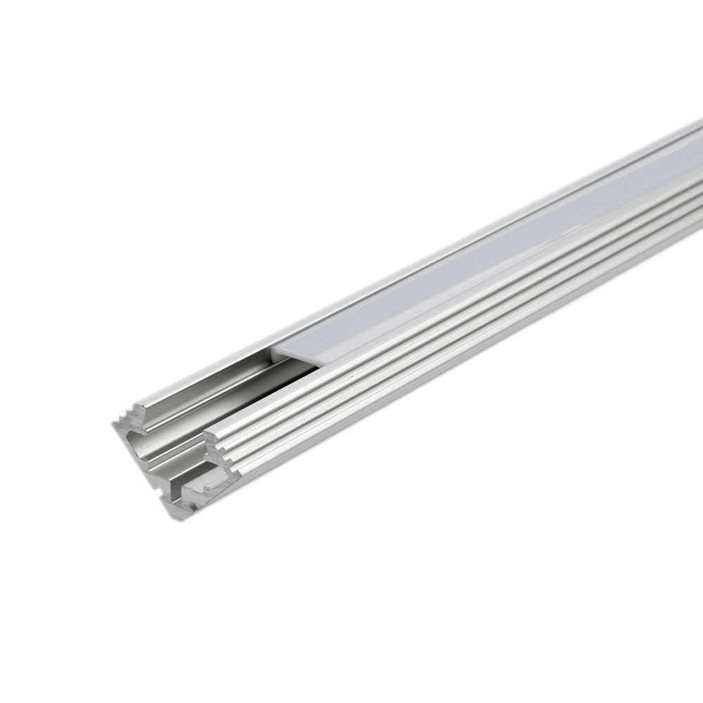 Biard 5 x Perfiles de Superficie Angulares para Tiras LED 100cm
