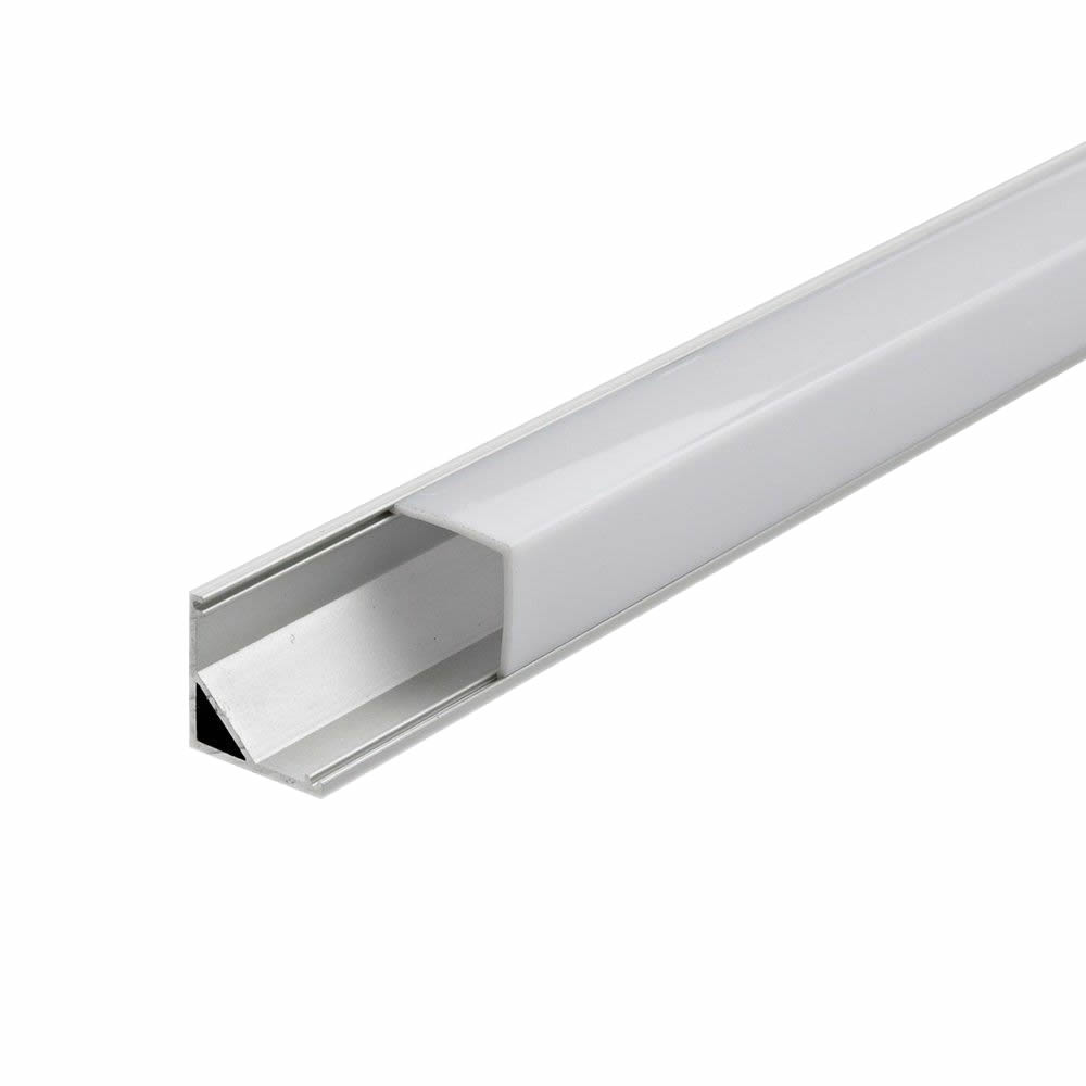 Biard 5 x Perfies de Superficie en Aluminio Blanco para Tiras LED