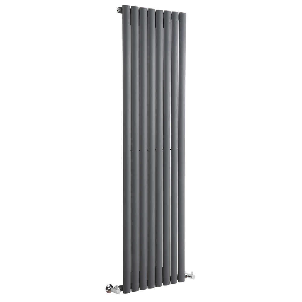 Radiador de Diseño Vertical - Antracita - 1600mm x 472mm x 56mm - 1121 Vatios - Revive