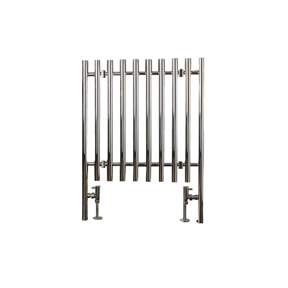 Radiador Toallero Curvo - Cromado - 800mm x 600mm x 58mm - 563 Vatios - Select