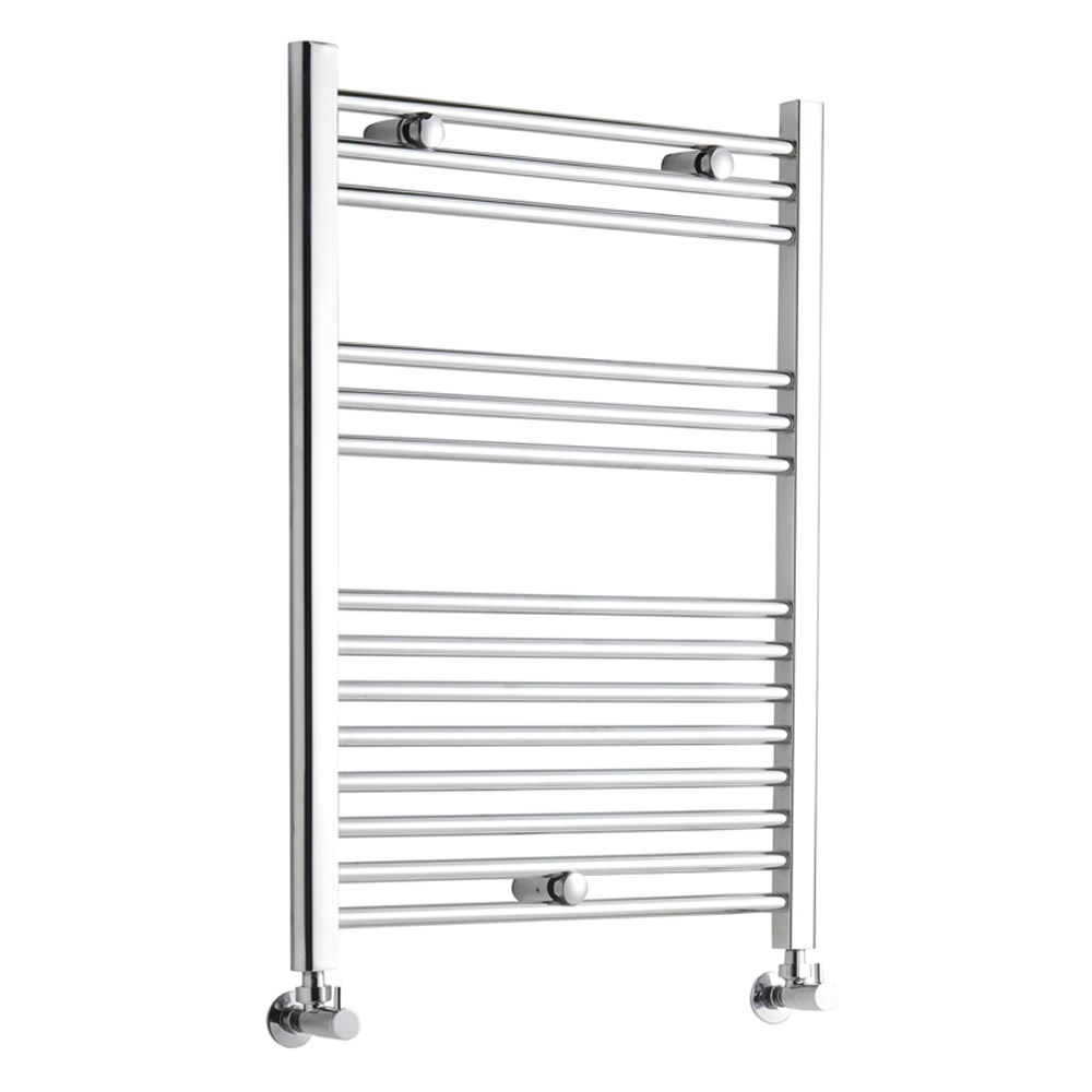 Radiador Toallero Curvo - Cromado - 800mm x 500mm x 75mm - 295 Vatios - Ladder