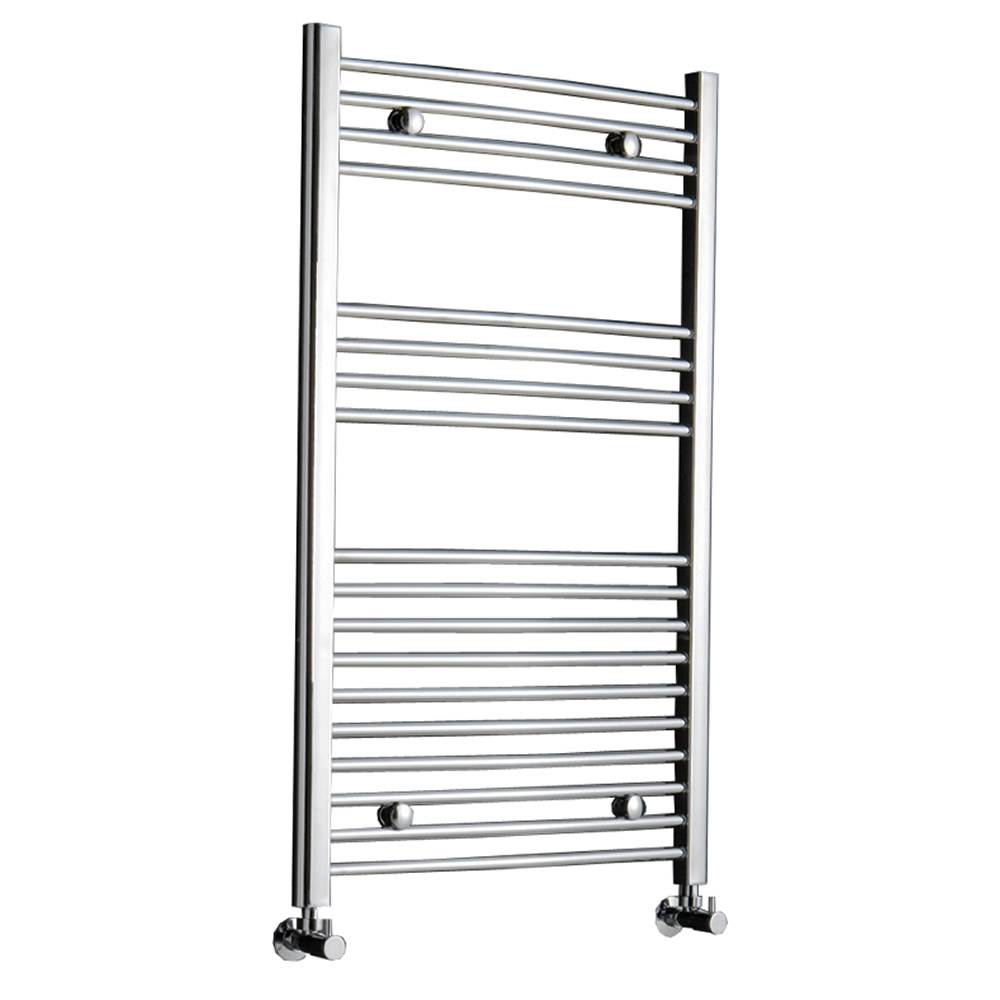 Radiador Toallero Curvo - Cromado - 1000mm x 600mm x 46mm - 417 Vatios - Ladder
