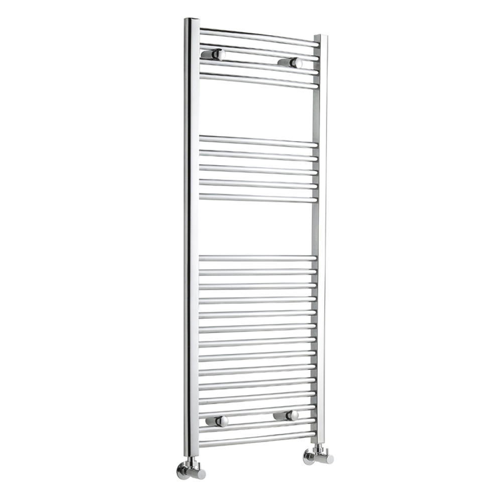 Radiador Toallero Curvo - Cromado - 1200mm x 500mm x 42mm - 449 Vatios - Ladder