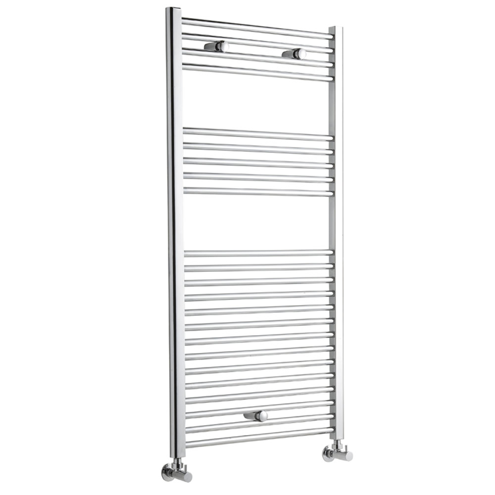 Radiador Toallero Plano - Cromado - 1200mm x 600mm x 30mm - 533 Vatios - Ladder