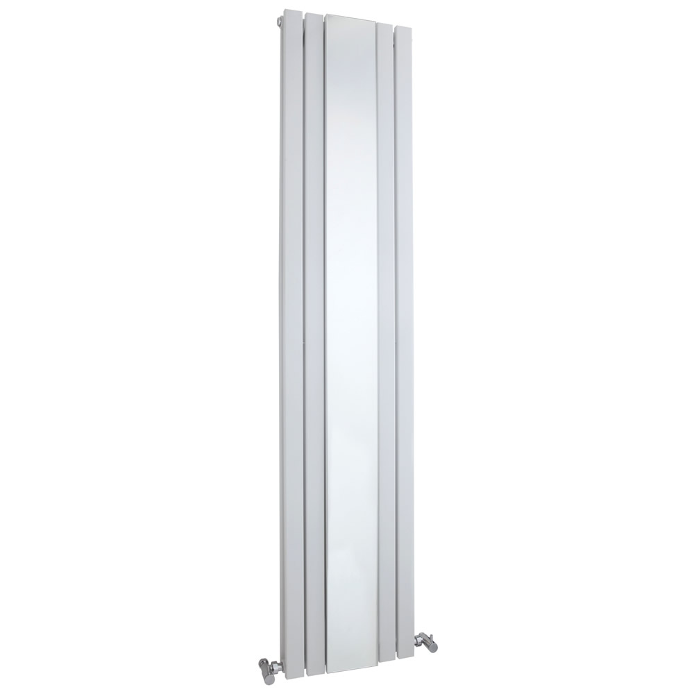 Radiador de Diseño Vertical Doble - Blanco - 1800mm x 381mm x 130mm - 1696 Vatios - Sloane