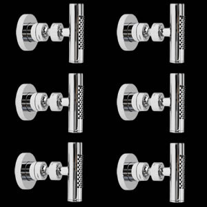 6x Jets de Ducha Hidromasaje con Cabezal Orientable