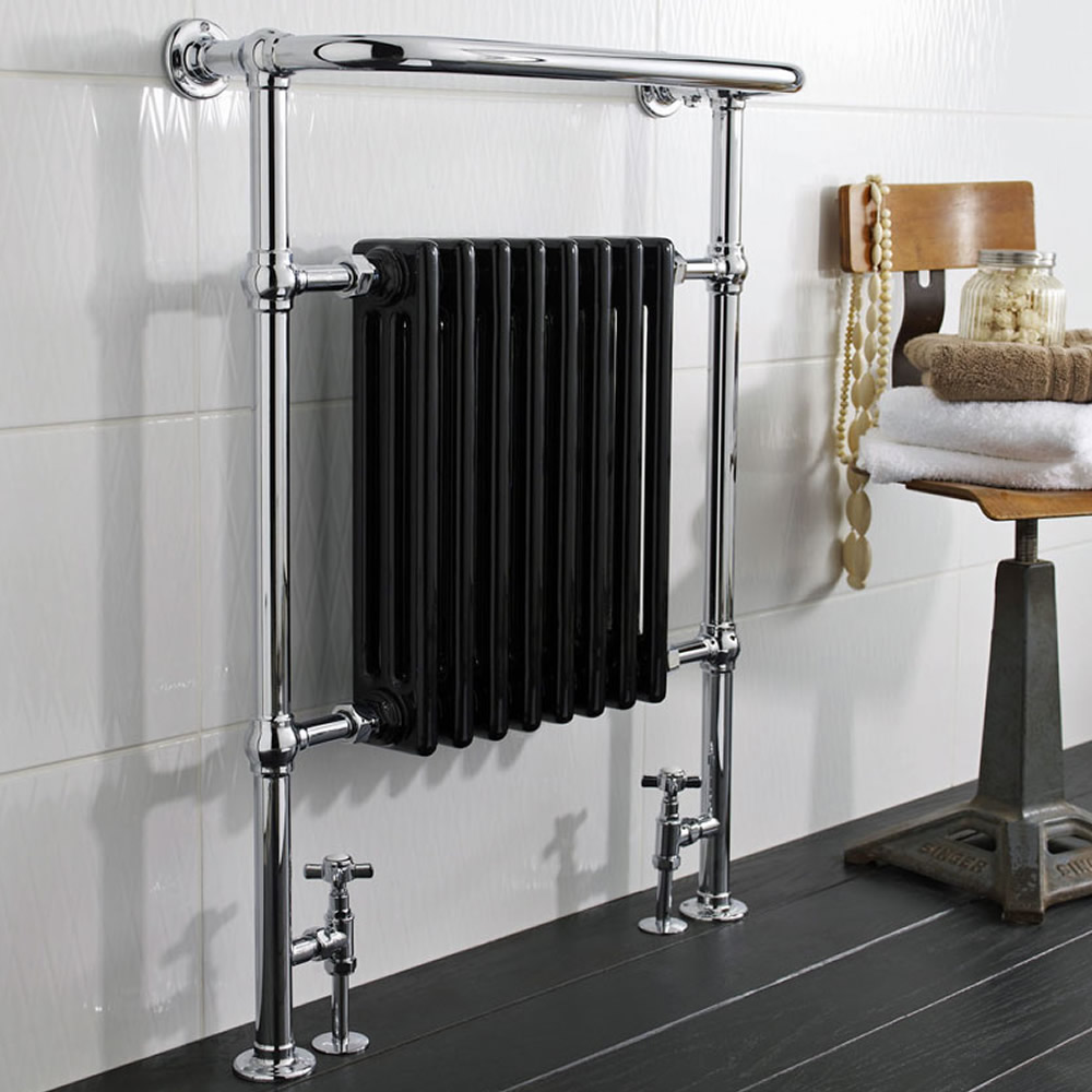 Radiador de Diseño Vertical - Cromado - 960mm x 675mm x 230mm - 680 Vatios - Marquesa