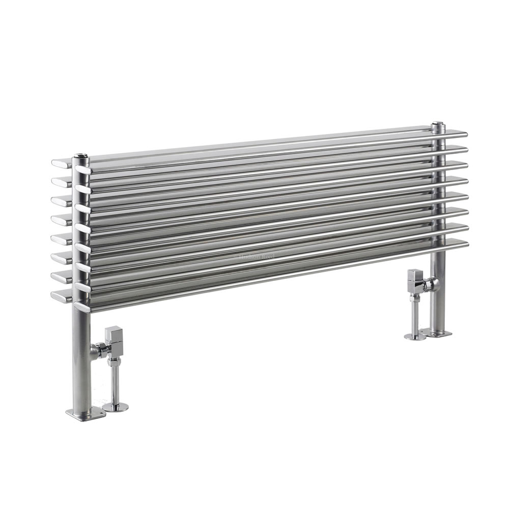 Radiador de Diseño Horizontal Doble - Plateado - 504mm x 1000mm x 146mm - 1016 Vatios - Parallel
