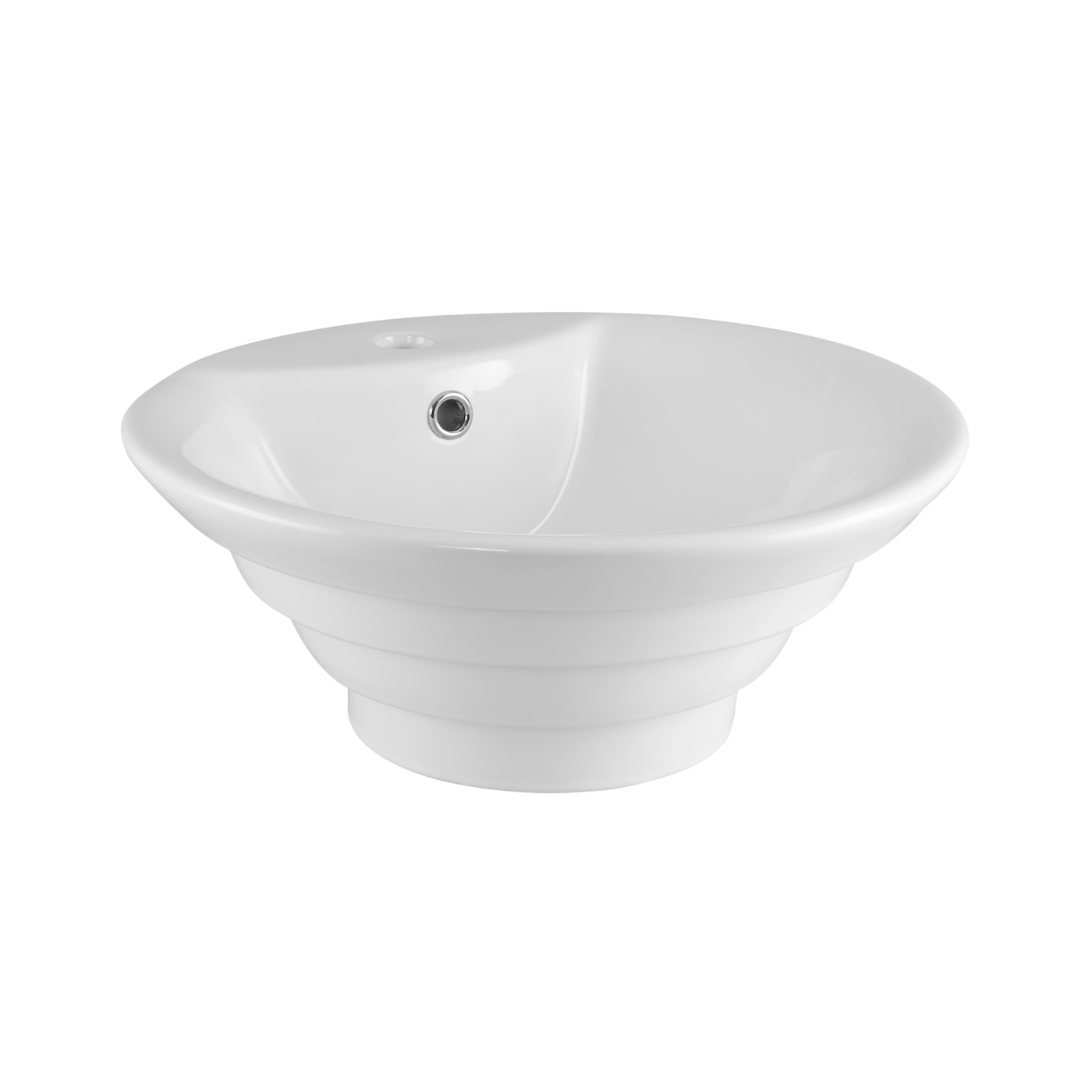 Lavabo Sobre Encimera Moderno en Cerámica de 46cm