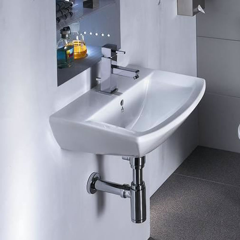 Lavabo Suspendido Moderno en Cerámica 60x43cm