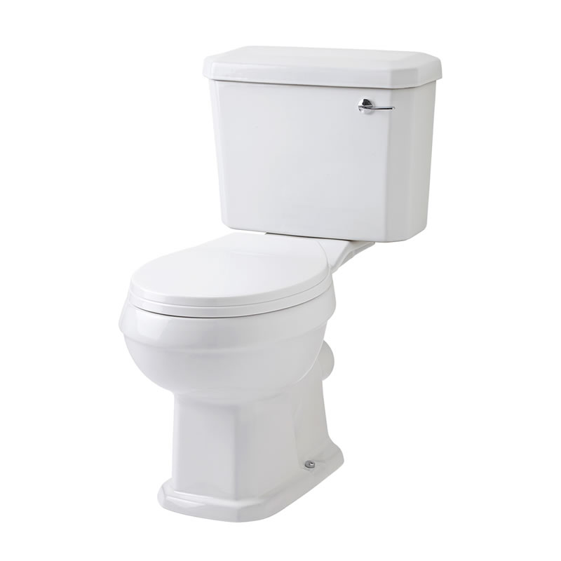 Pack de WC Completo con Inodoro Cisterna con Salida Horizontal y Tapa Tradicional - Richmond