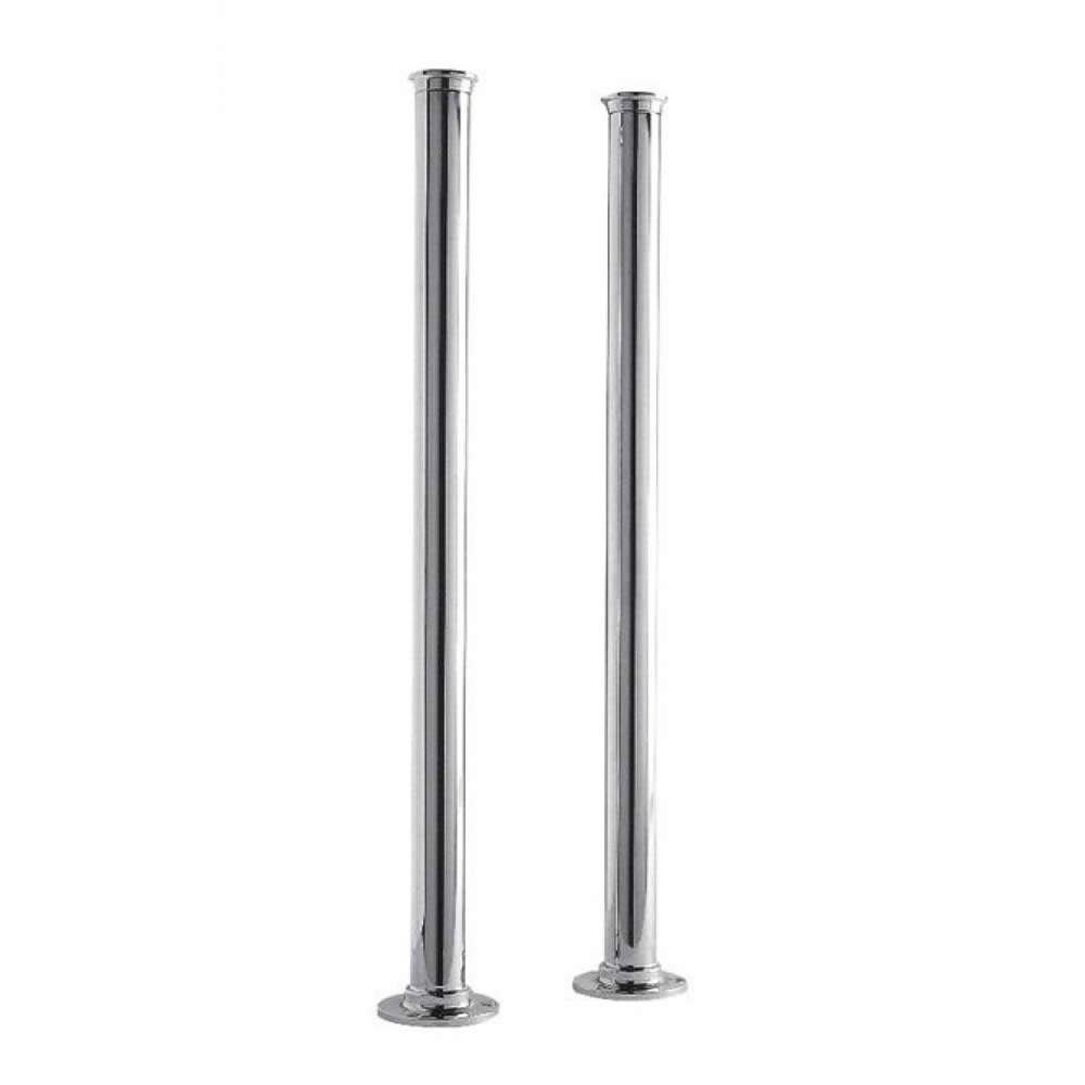 Columnas Cubre Tuberías de Soporte para Bañeras Independientes en Cromo