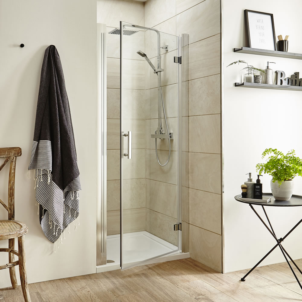 Mampara Ducha Abatible de 760mm x 1850mm