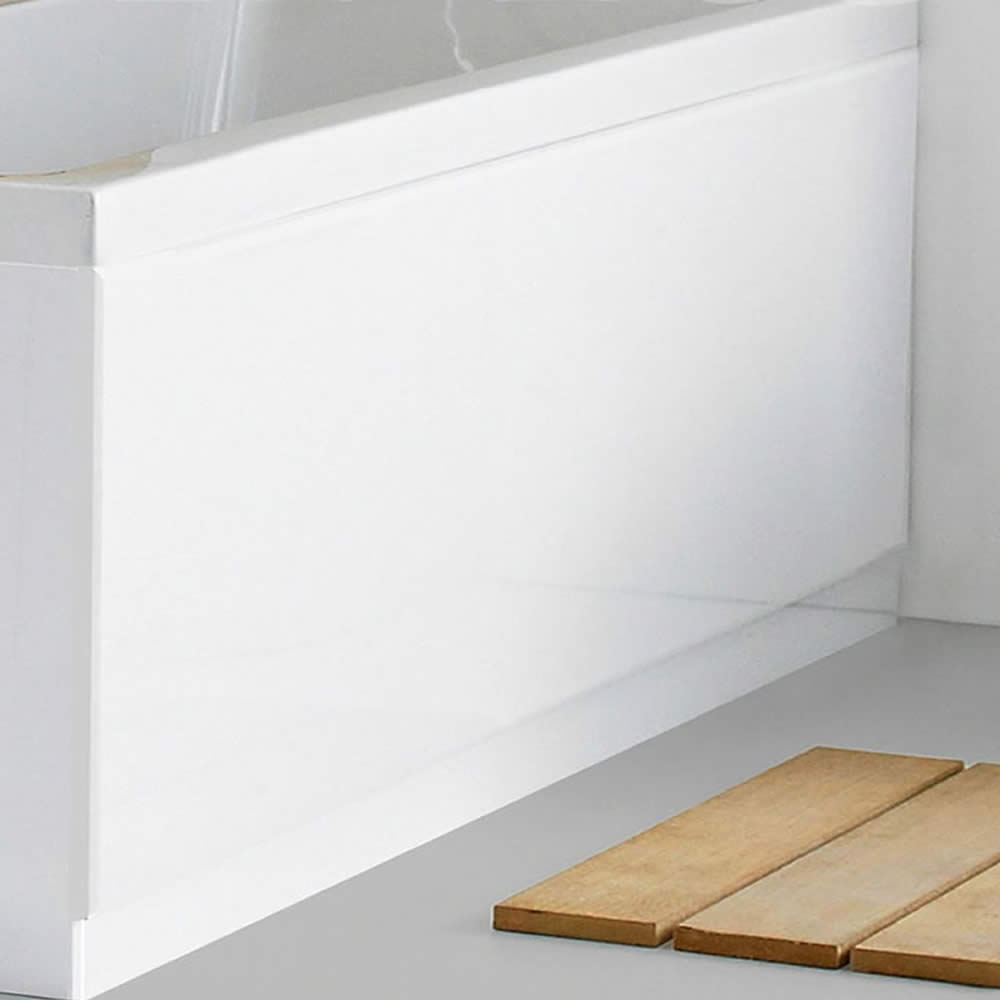 Faldón de Bañera Frontal de 1700mm MDF Blanco Lacado