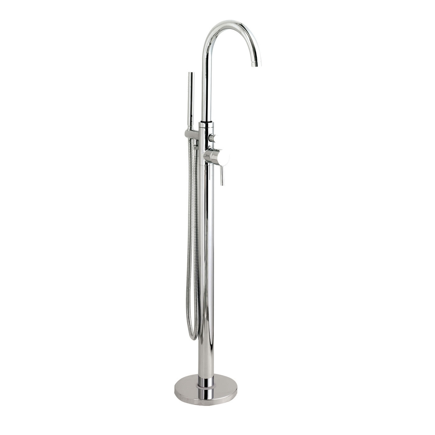 Grifo Mezclador Autoportante con Columna y Ducha de Mano para Bañeras Exentas - Mirage
