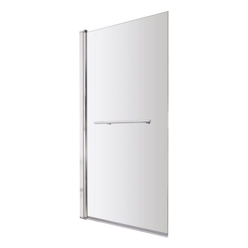 Mampara de Bañera Rectangular de 1435 x 770-790mm con Toallero