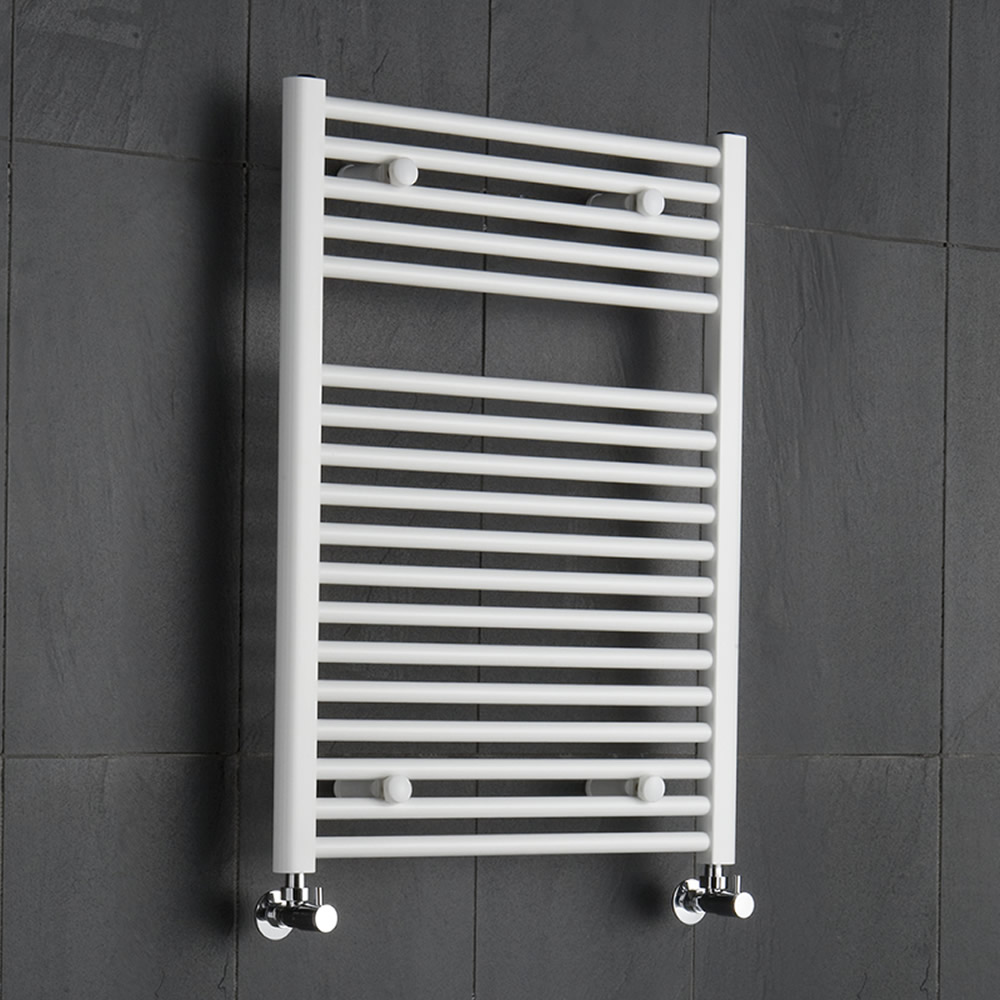 Radiador Toallero Plano - Blanco - 800mm x 600mm x 30mm - 567 Vatios - Sterling
