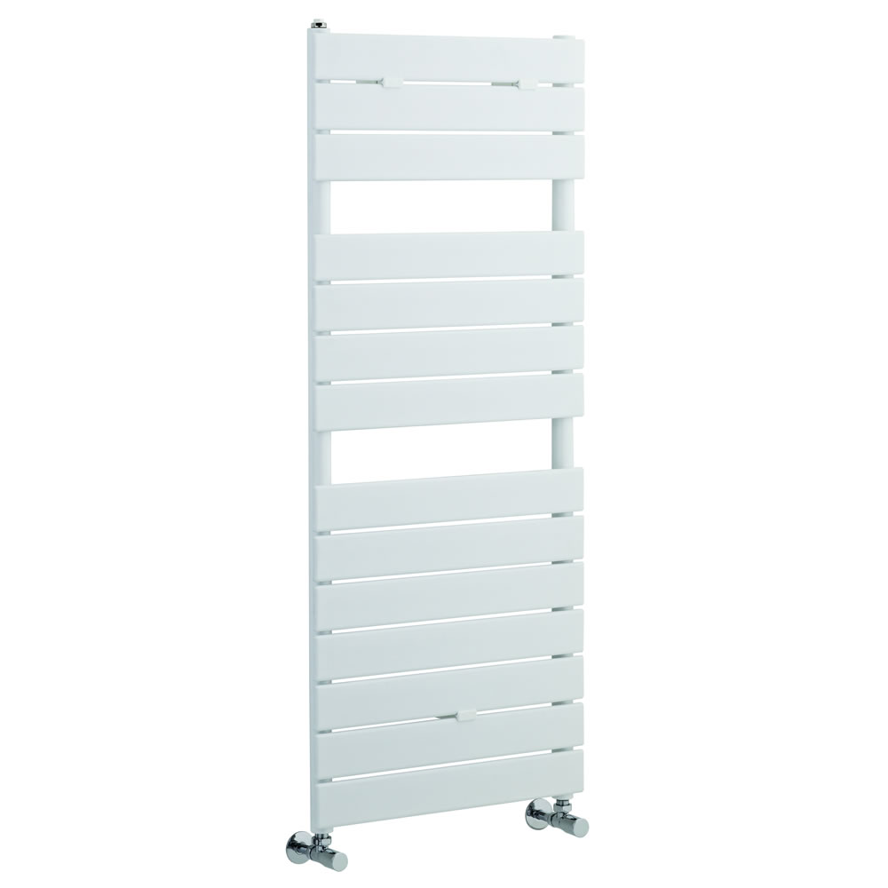 Radiador Toallero Plano - Blanco - 1213mm x 500mm x 45mm - 489 Vatios - Elgin