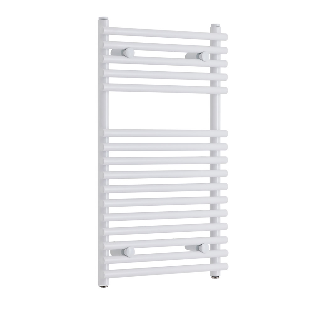 Radiador Toallero Plano - Blanco - 750mm x 450mm x 70mm - 490 Vatios - Ischia