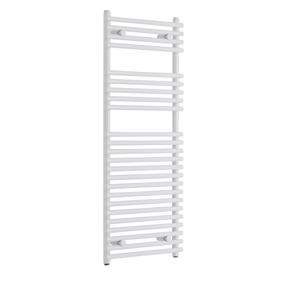 Radiador Toallero Plano - Blanco - 1150mm x 450mm x 70mm - 698 Vatios - Ischia
