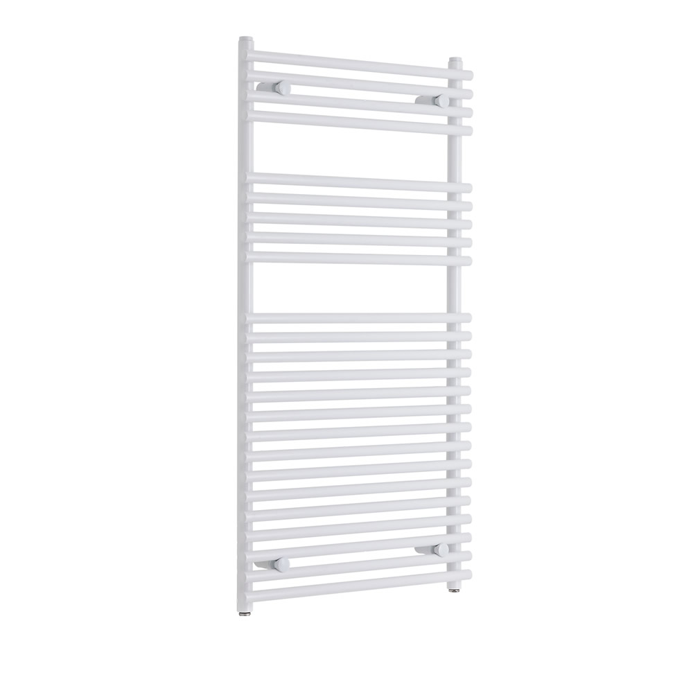 Radiador Toallero Plano - Blanco - 1150mm x 600mm x 70mm - 873 Vatios - Ischia