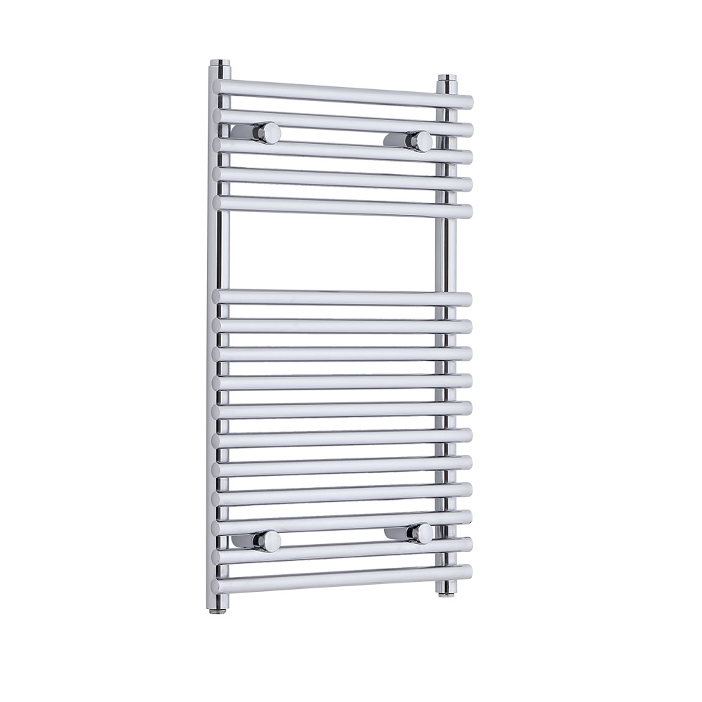 Radiador Toallero Plano - Cromado - 750mm x 450mm x 70mm - 324 Vatios - Ischia