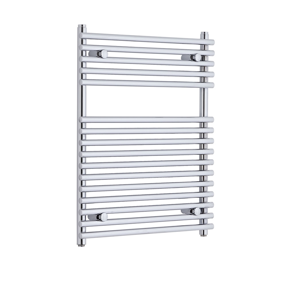Radiador Toallero Plano - Cromado - 750mm x 600mm x 70mm - 405 Vatios - Ischia
