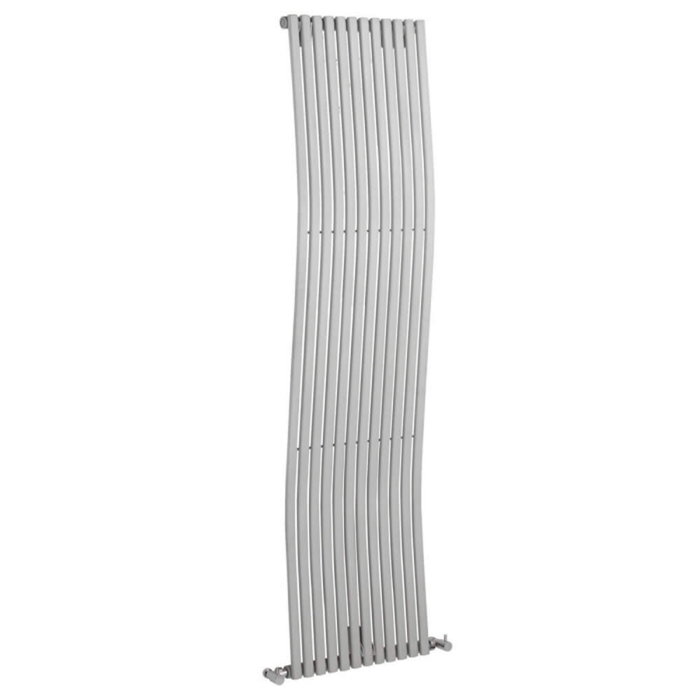 Radiador de Diseño Vertical - Plateado - 1600mm x 456mm x 90mm - 1185 Vatios - Ola