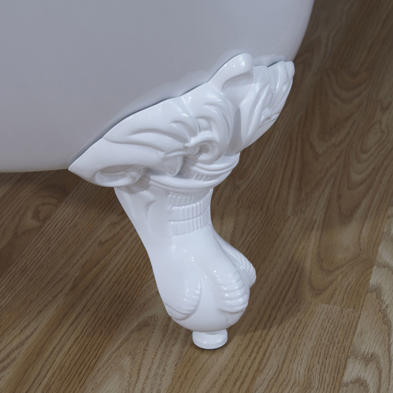 Pies de Soporte en Blanco para Bañeras Clásicas Exentas con Patas