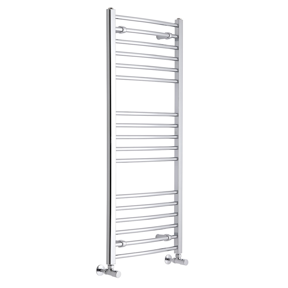 Radiador Toallero Curvo - Cromado - 1200mm x 500mm x 30mm - 375 Vatios - Eco