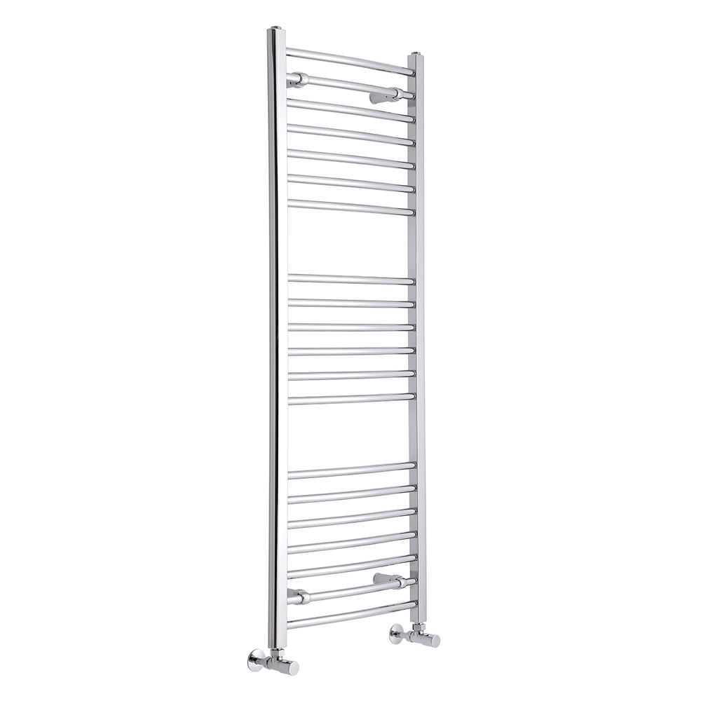 Radiador Toallero Curvo - Cromado - 1400mm x 500mm x 30mm - 438 Vatios - Eco