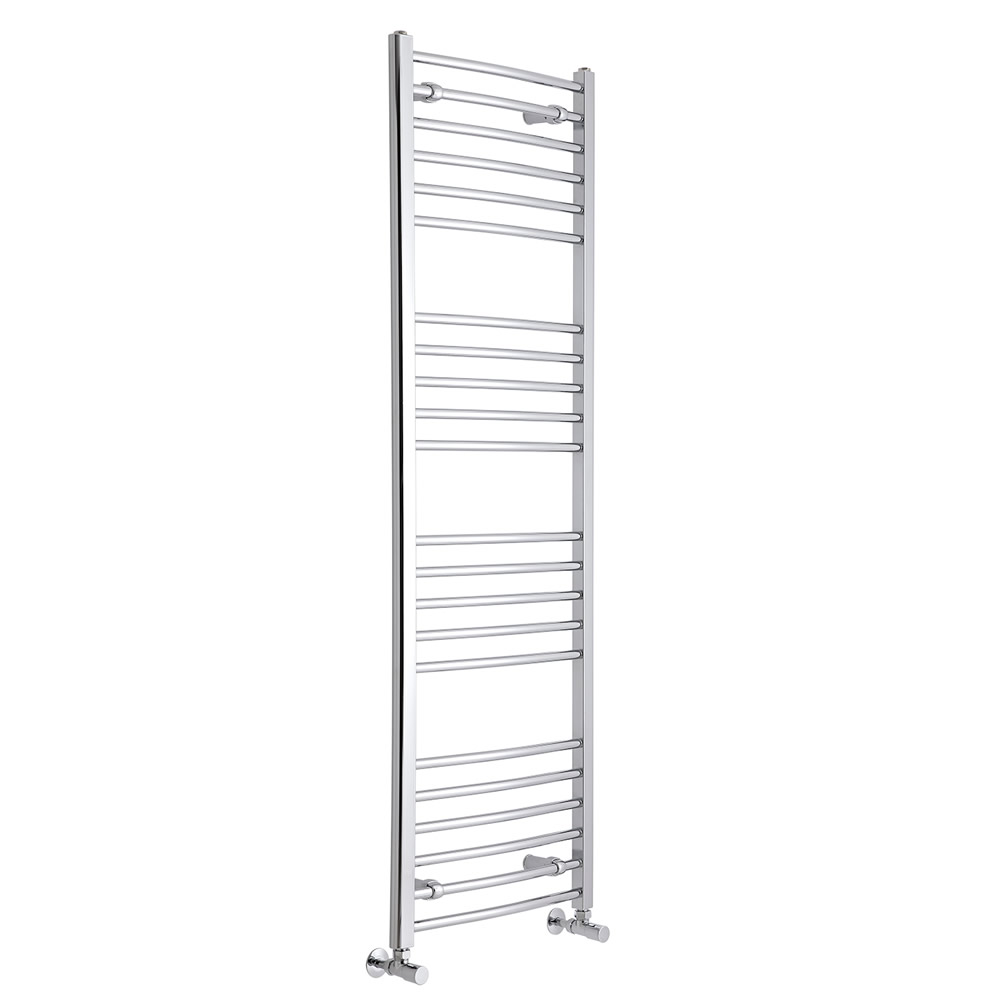 Radiador Toallero Curvo - Cromado - 1600mm x 500mm x 30mm - 500 Vatios - Eco
