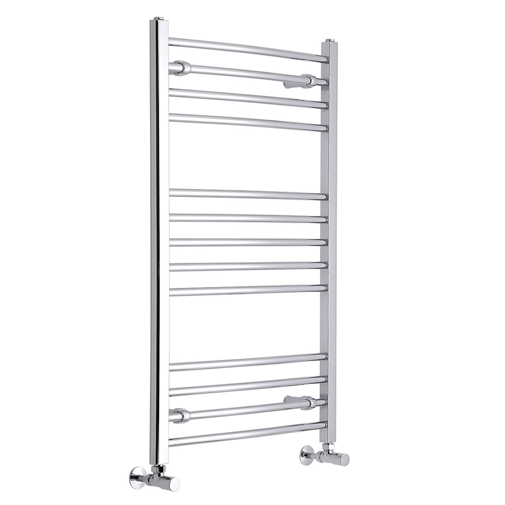 Radiador Toallero Curvo - Cromado - 1000mm x 600mm x 30mm - 353 Vatios - Eco