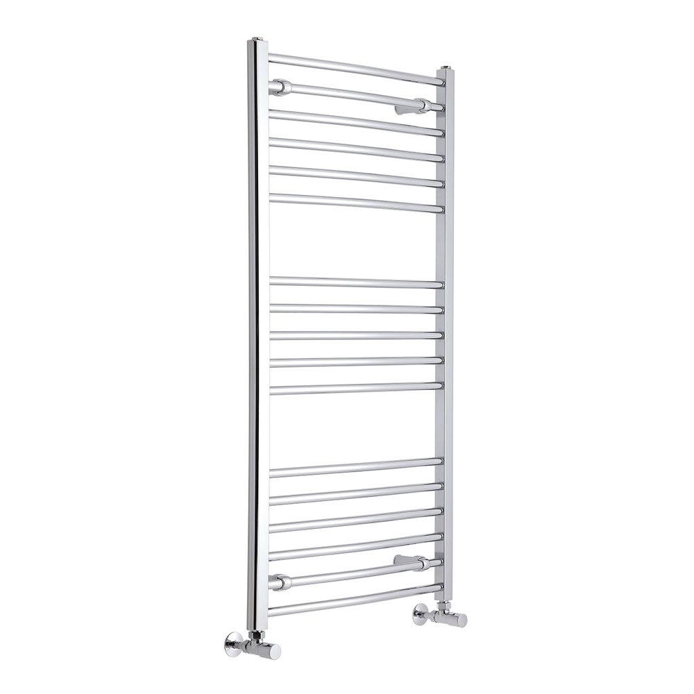 Radiador Toallero Curvo - Cromado - 1200mm x 600mm x 30mm - 430 Vatios - Eco
