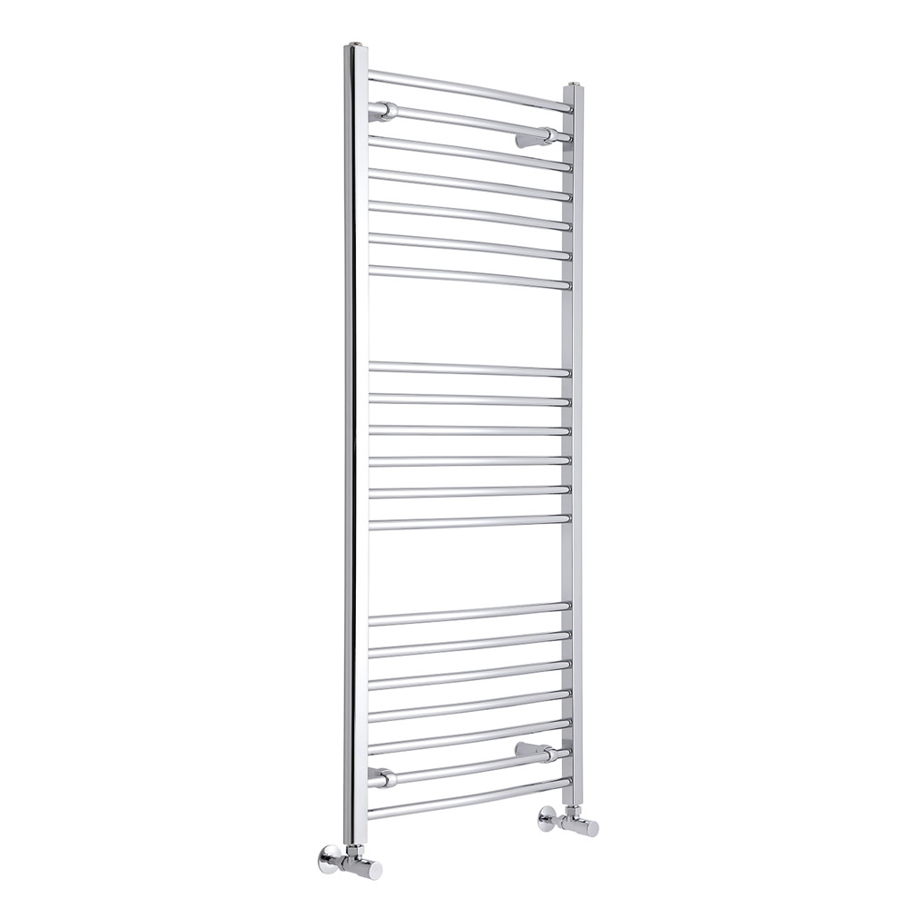 Radiador Toallero Curvo - Cromado - 1400mm x 600mm x 30mm - 503 Vatios - Eco