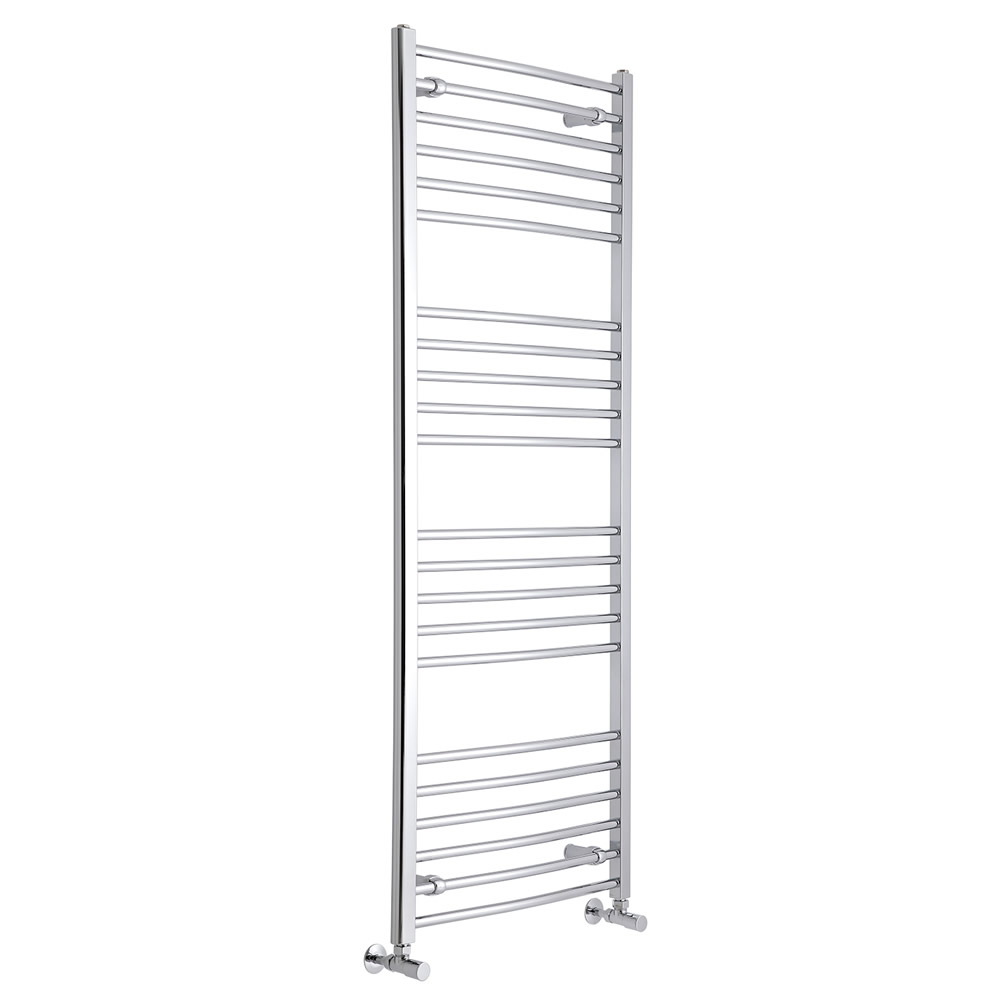 Radiador Toallero Curvo - Cromado - 1600mm x 600mm x 30mm - 574 Vatios - Eco
