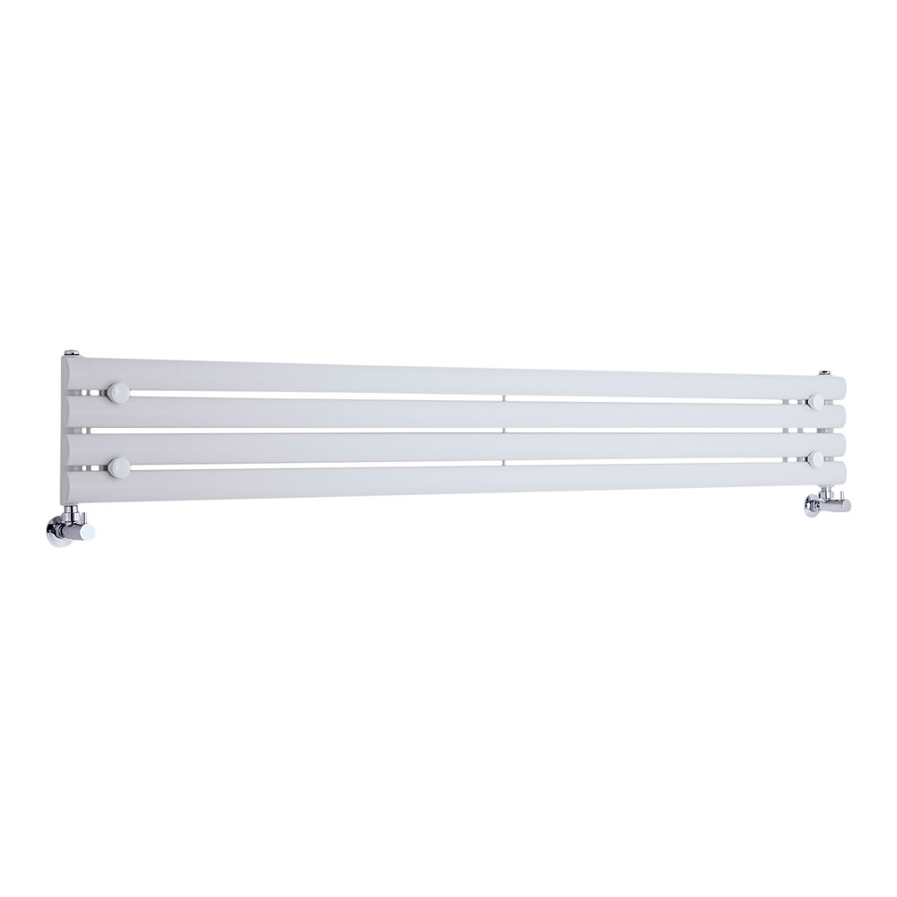 Radiador de Diseño Horizontal - Blanco - 236mm x 1780mm x 55mm - 646 Vatios - Revive