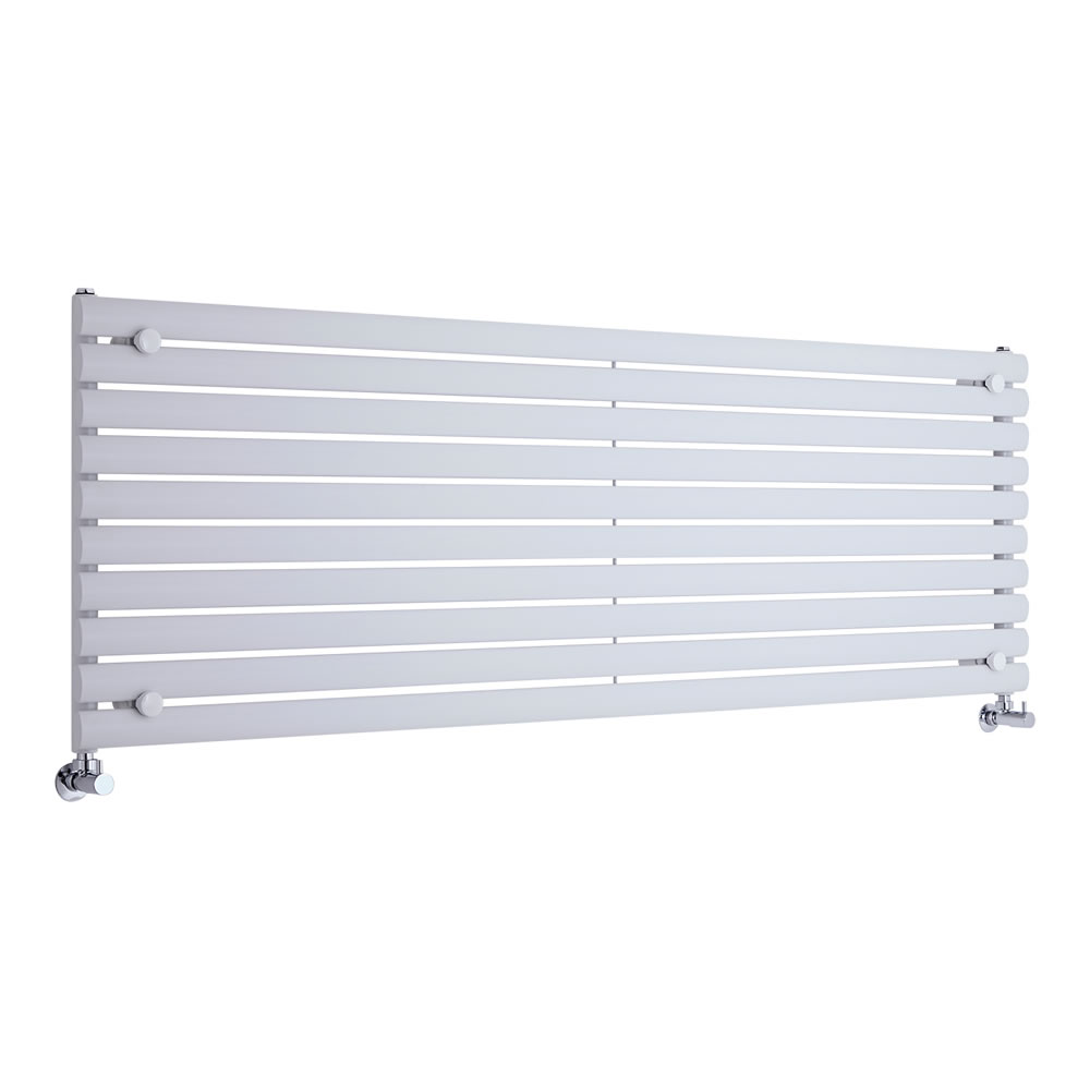 Radiador de Diseño Horizontal - Blanco - 590mm x 1780mm x 55mm - 1476 Vatios - Revive