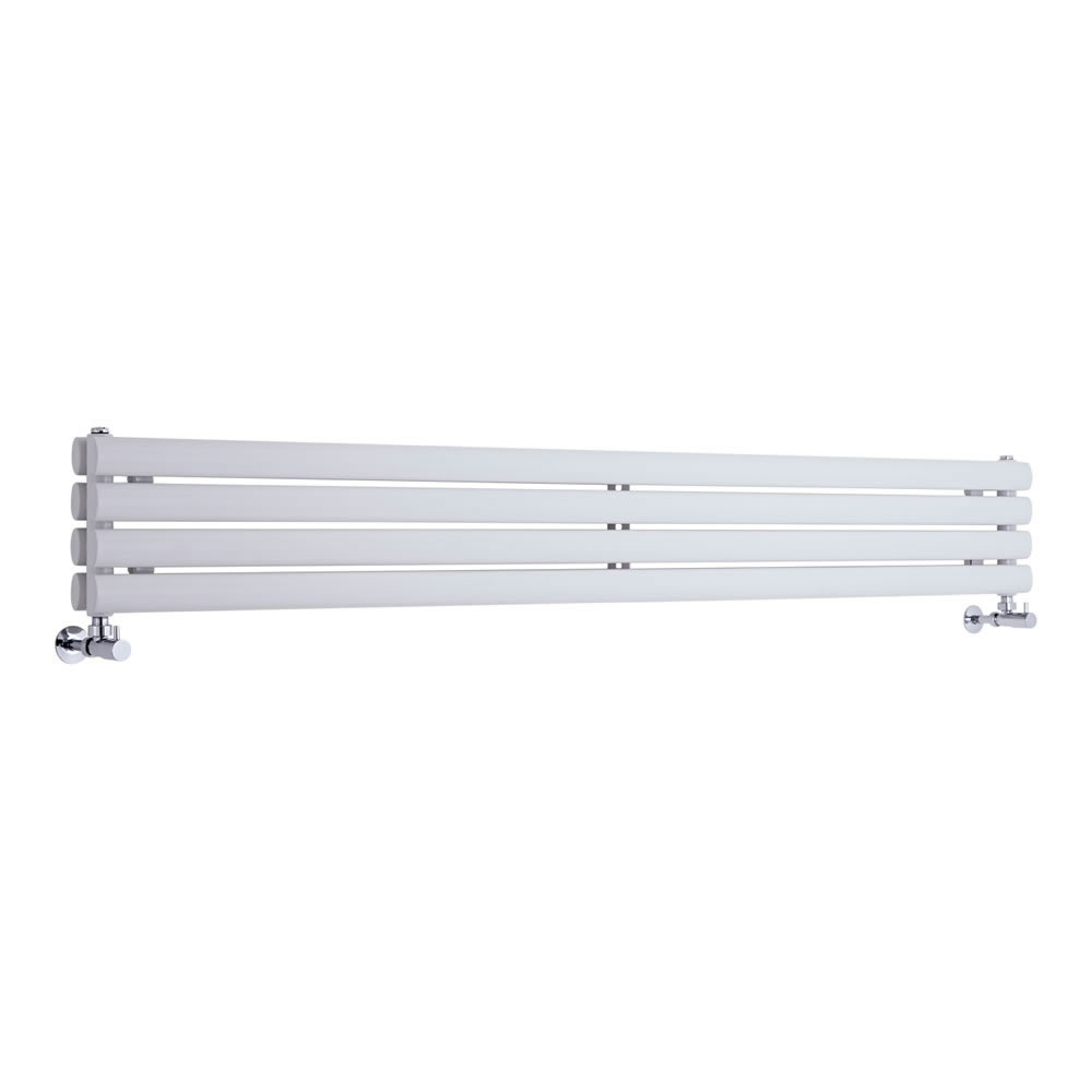 Radiador de Diseño Horizontal Doble - Blanco - 236mm x 1780mm x 78mm - 920 Vatios - Revive