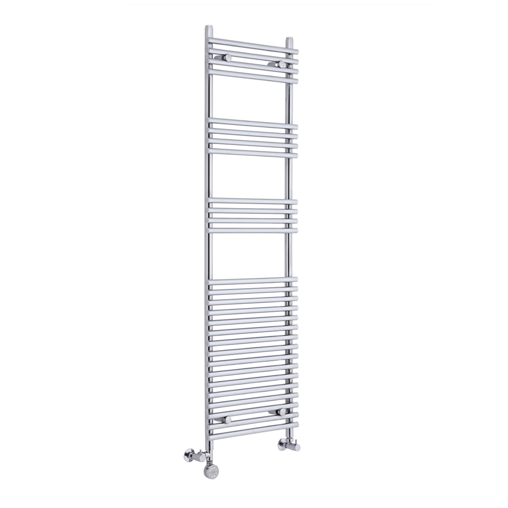 Radiador Toallero Mixto Plano - Cromado - 1650mm x 450mm x 84mm - 470 Vatios - Ischia