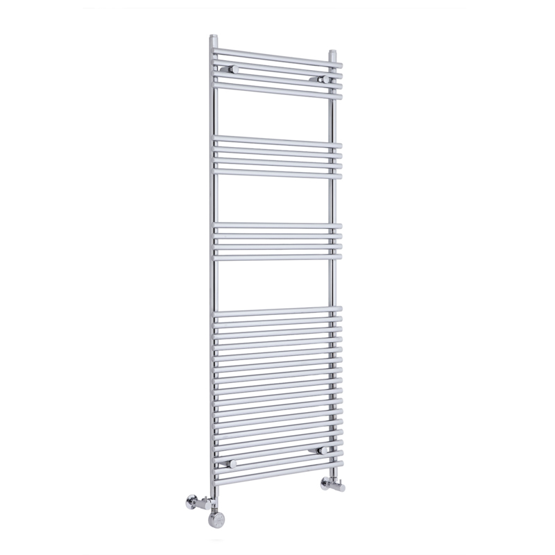 Radiador Toallero Mixto Plano - Cromado - 1650mm x 600mm x 84mm - 623 Vatios - Ischia