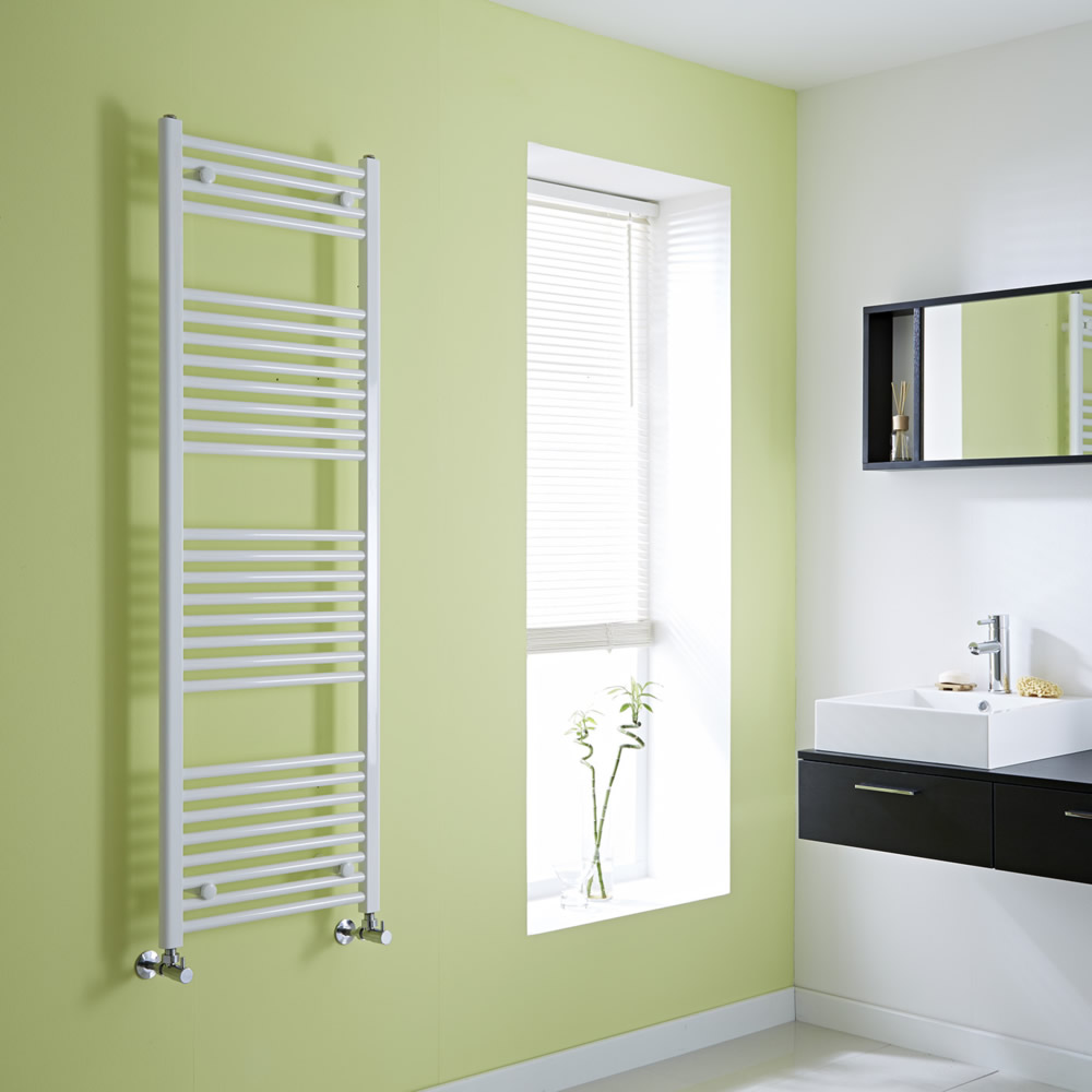 Radiador Toallero Plano - Blanco - 1500mm x 500mm x 30mm - 816 Vatios - Etna