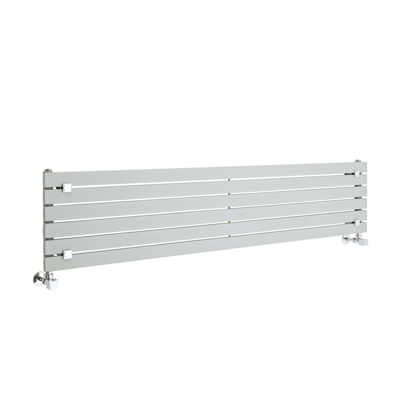 Radiador de Diseño Horizontal - Plateado - 354mm x 1600mm x 54mm - 773 Vatios - Sloane